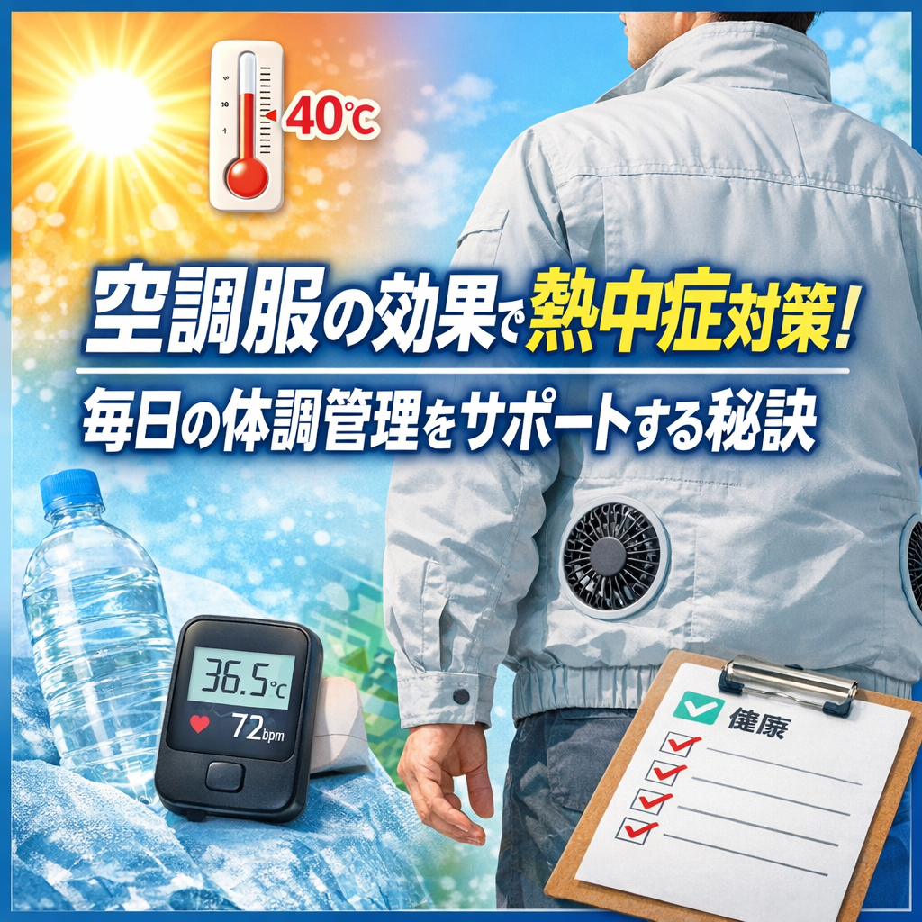 空調服の効果で熱中症対策！毎日の体調管理をサポートする秘訣